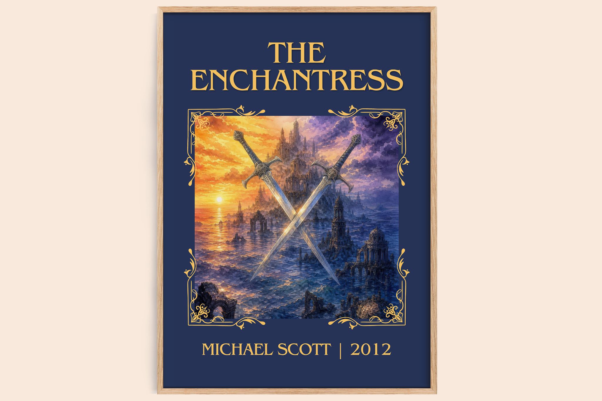 The Enchantress Classic Book Art Print by Michael Scott