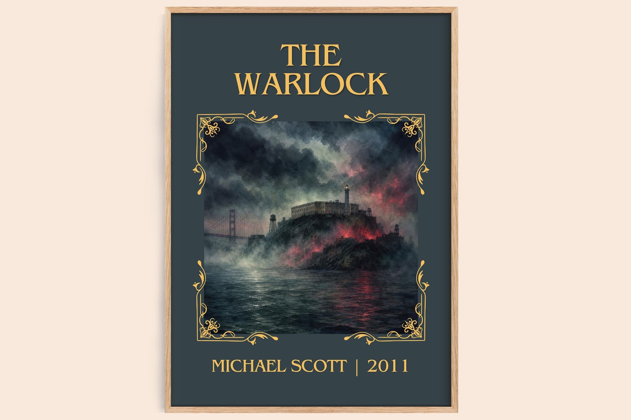 The Warlock Classic Book Art Print by Michael Scott
