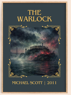 The Warlock Classic Book Art Print by Michael Scott – book poster