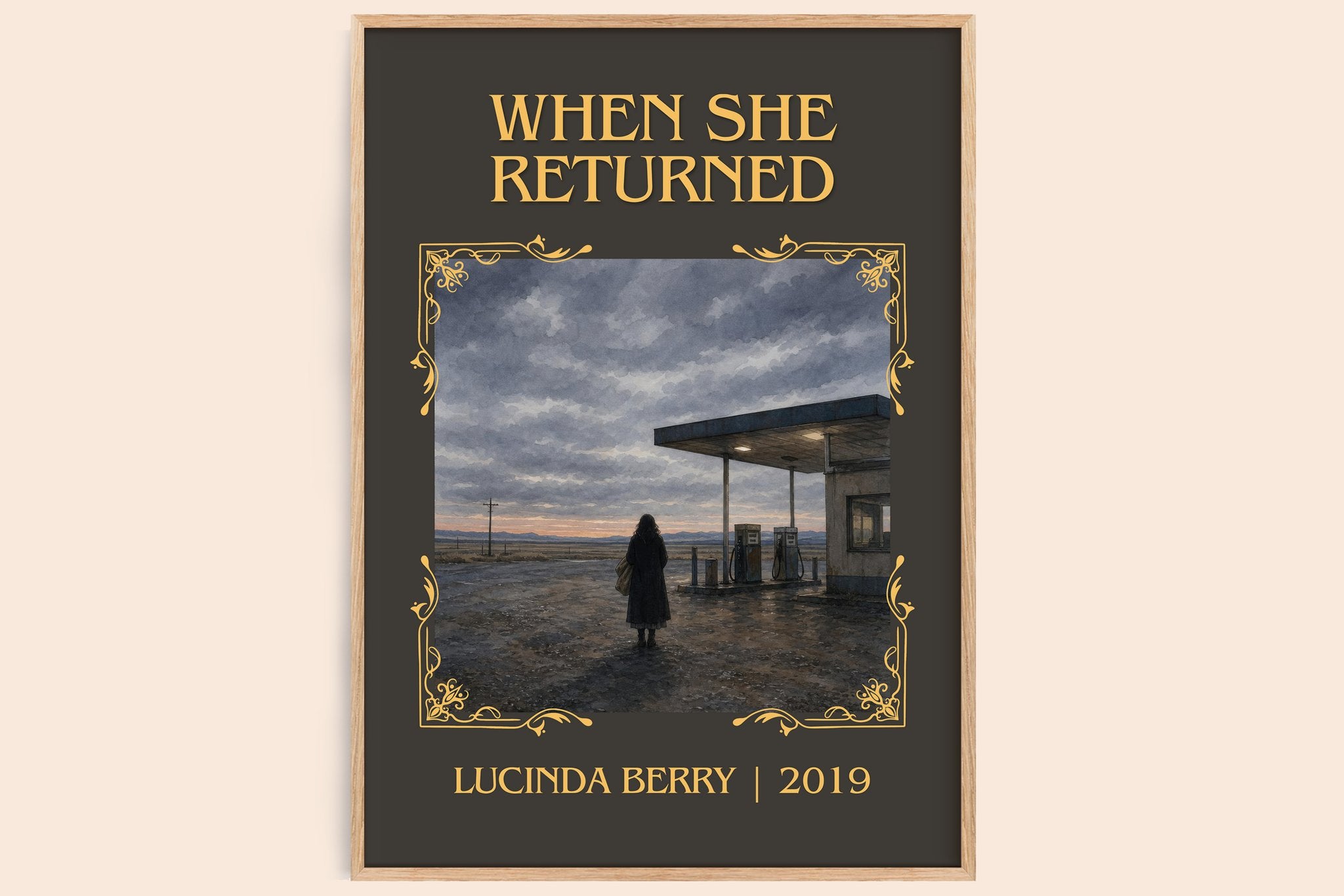When She Returned Classic Book Art Print by Lucinda Berry