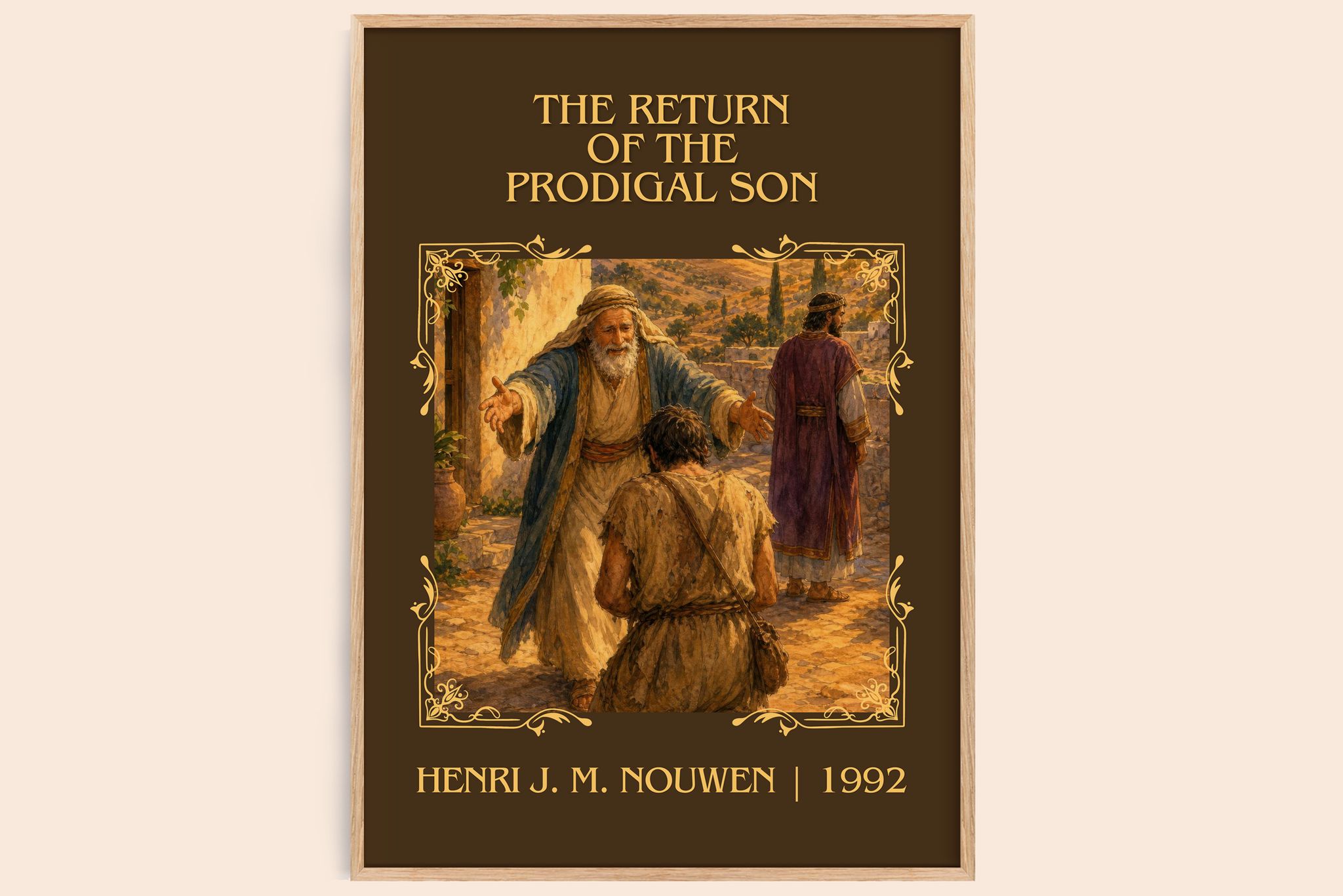 Return of the Prodigal Son Classic Book Art Print by H. Nouwen