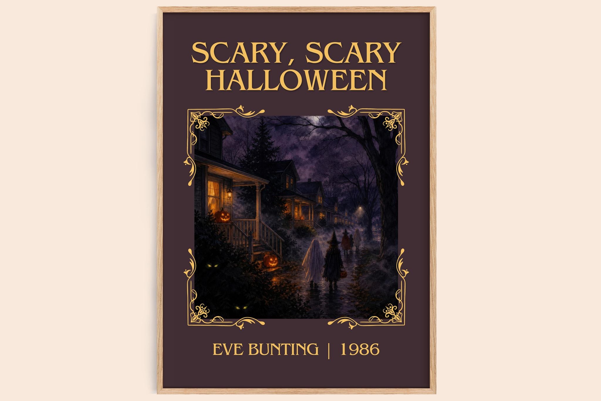 Scary, Scary Halloween Classic Book Art Print by Eve Bunting