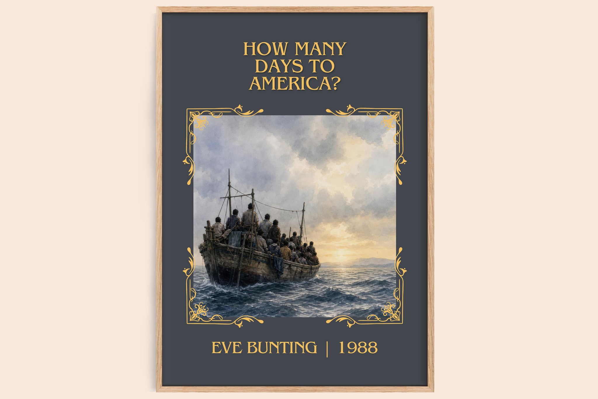 How Many Days to America? Classic Book Art Print by Eve Bunting
