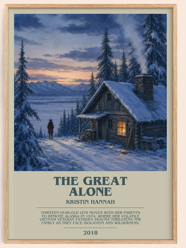 The Great Alone Bookish Wall Art by Kristin Hannah