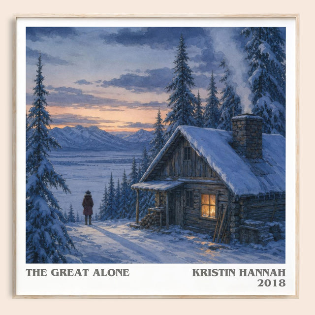 The Great Alone Literary Art Print by Kristin Hannah