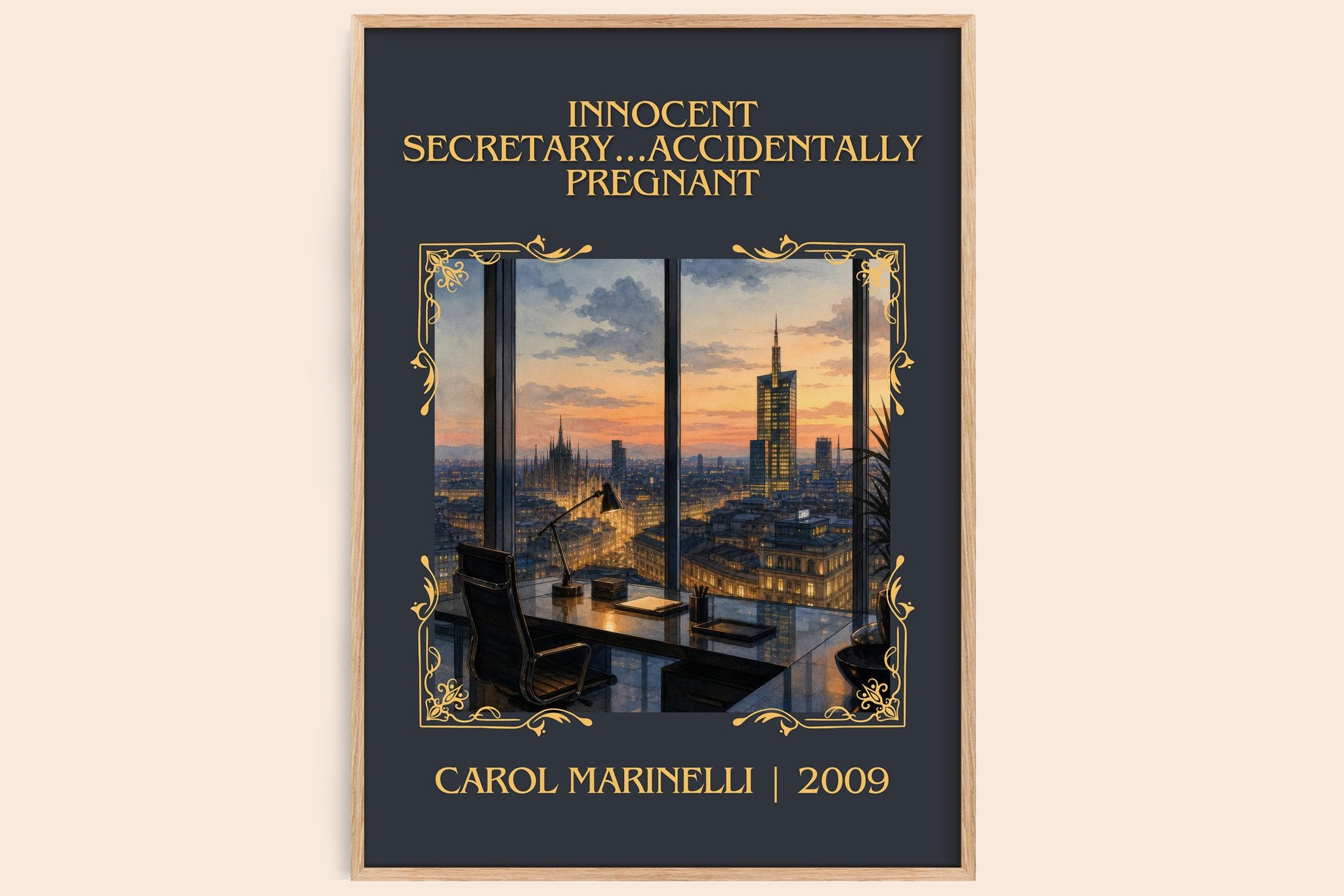 Innocent Secretary...Accidentally Pregnant Classic Book Art Print by Carol Marinelli