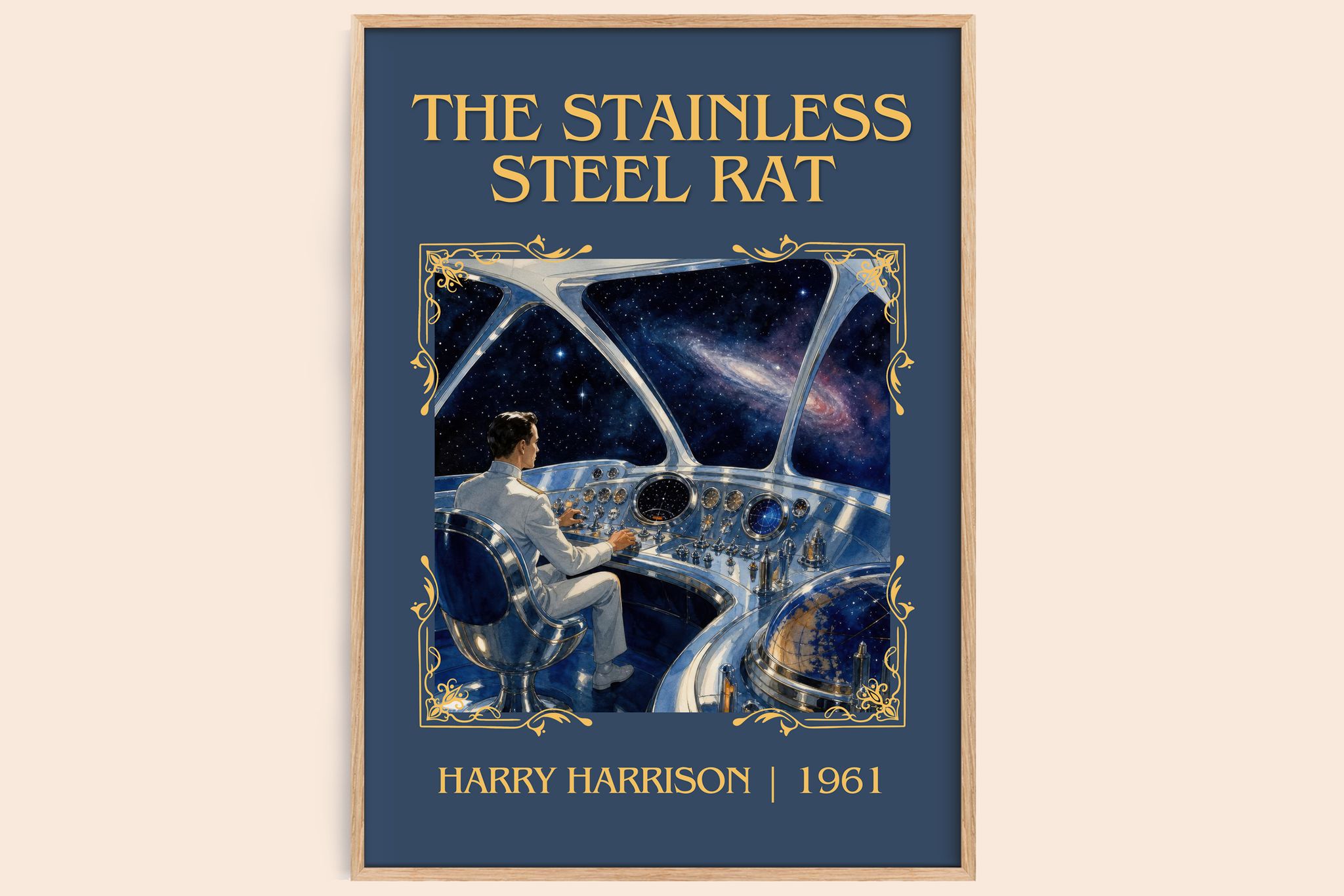 The Stainless Steel Rat Classic Book Art Print by Harry Harrison