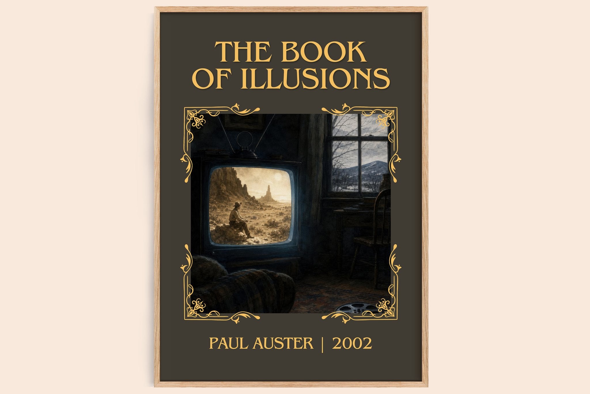 The Book of Illusions Classic Book Art Print by Paul Auster