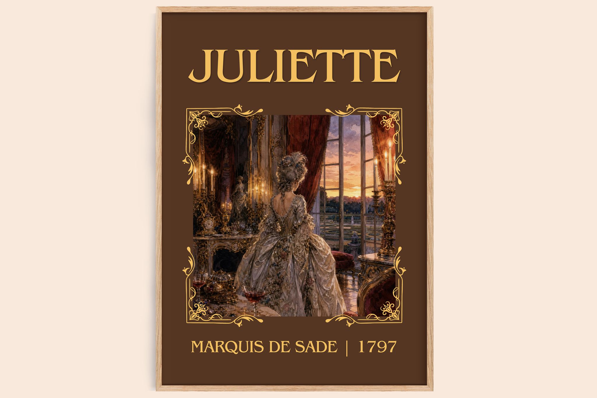 Juliette Classic Book Art Print by Marquis de Sade