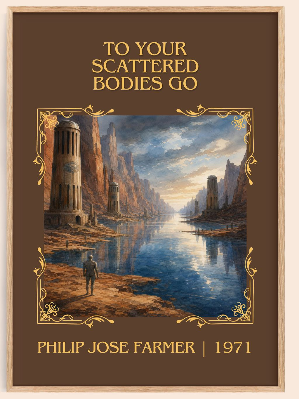 To your scattered bodies go Classic Book Art Print by P. Farmer – book poster