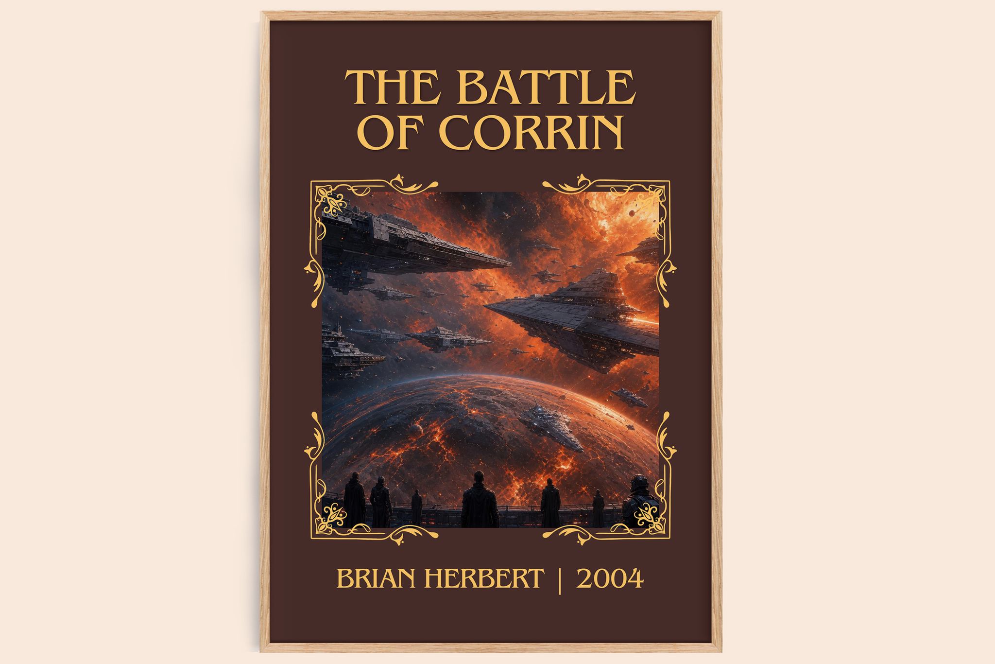 The Battle of Corrin Classic Book Art Print by Brian Herbert
