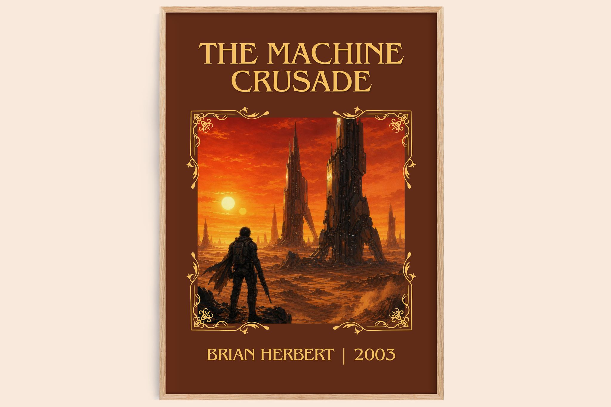The Machine Crusade Classic Book Art Print by Brian Herbert