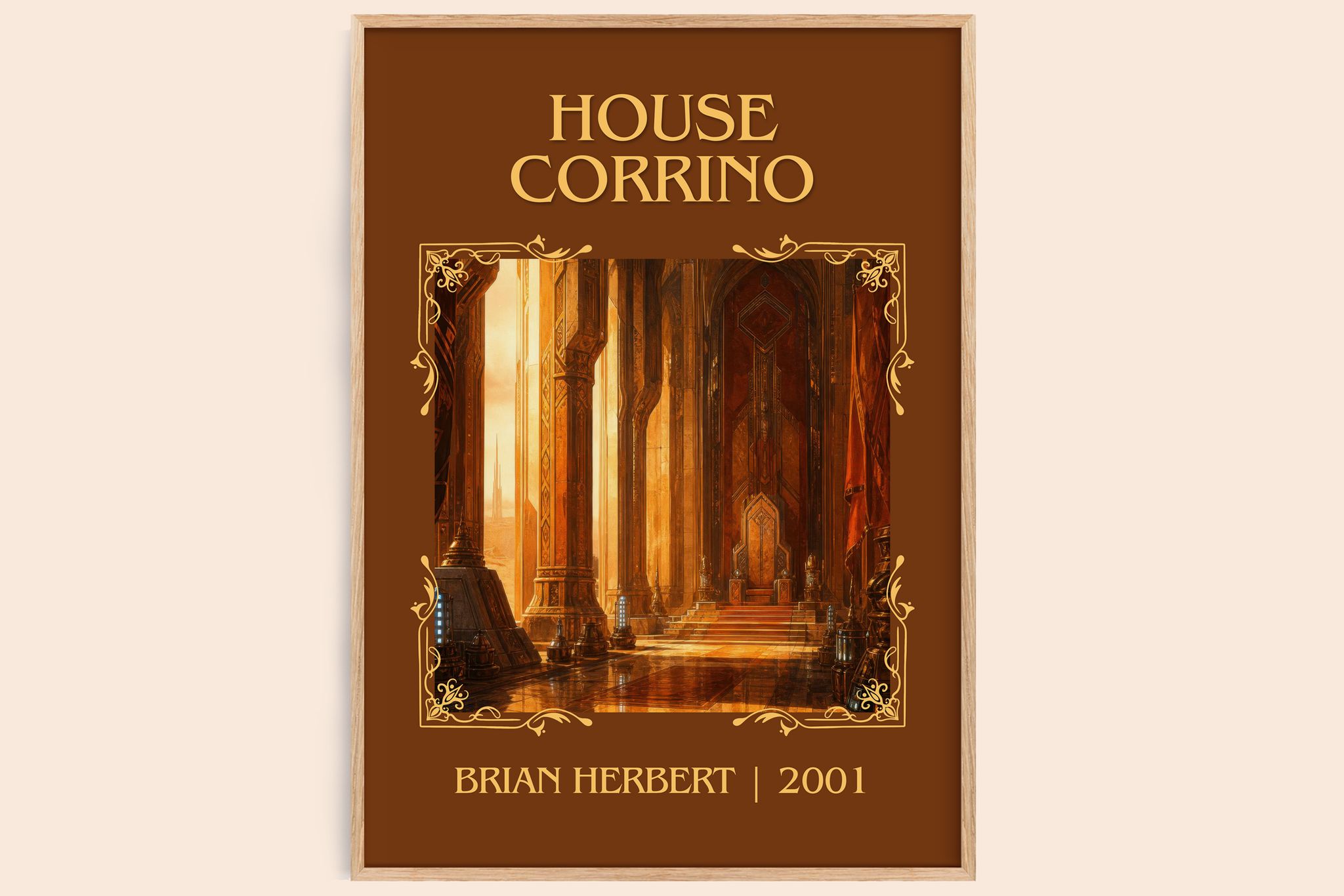 House Corrino Classic Book Art Print by Brian Herbert