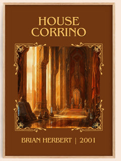 House Corrino Classic Book Art Print by Brian Herbert – book poster