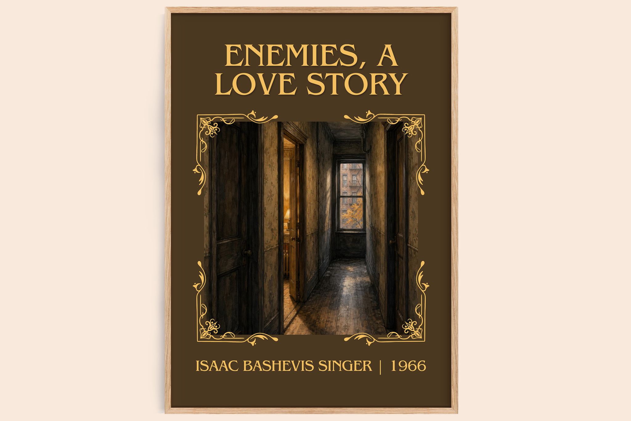 Enemies, a love story Classic Book Art Print by Isaac Bashevis Singer