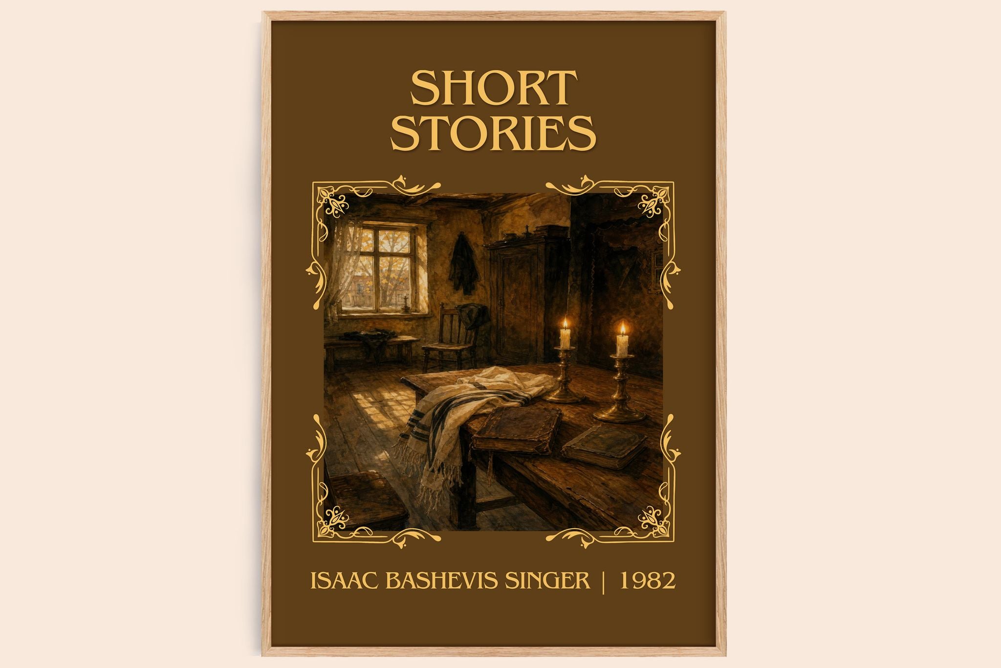 Short stories Classic Book Art Print by Isaac Bashevis Singer