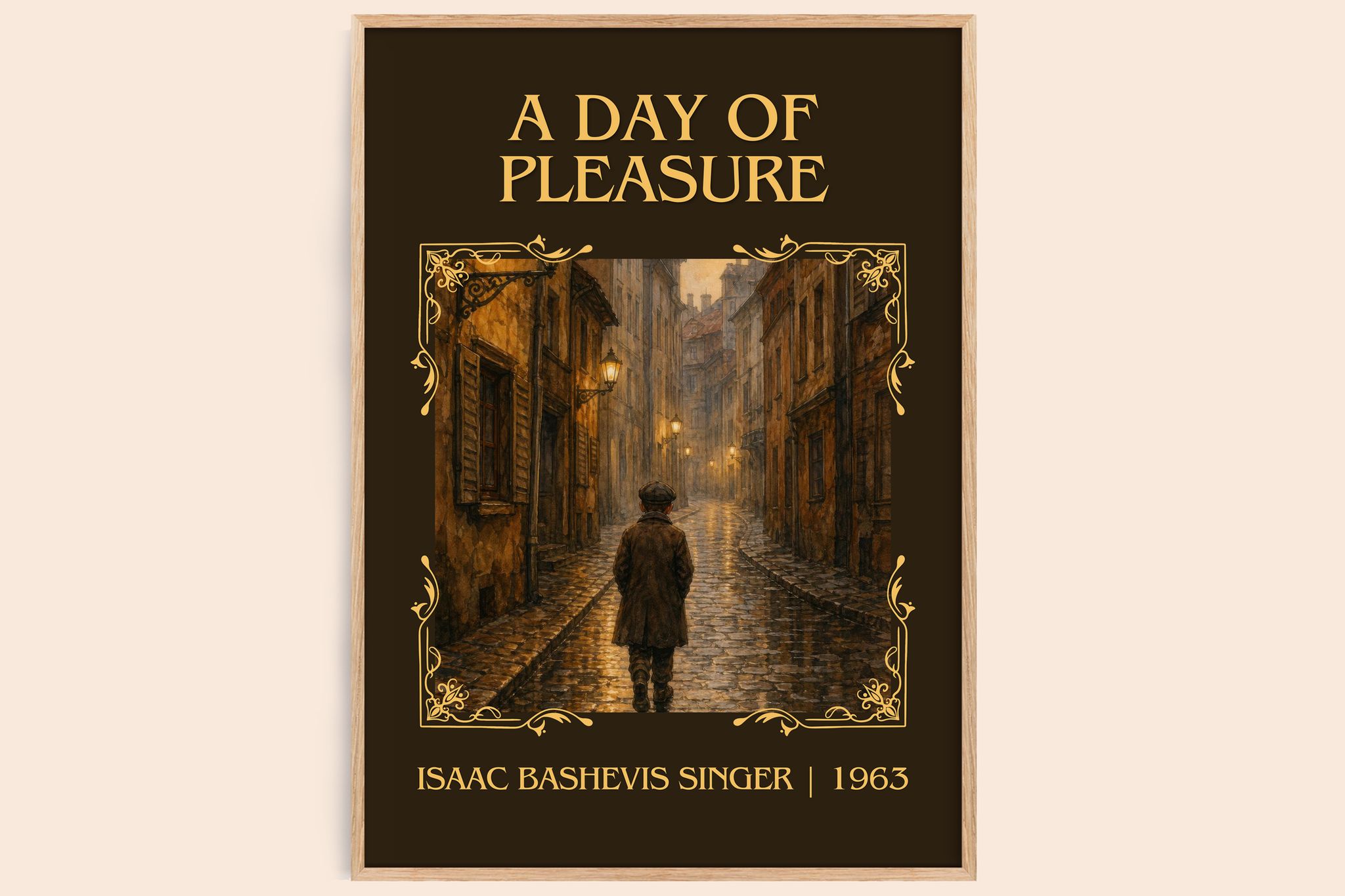 A day of pleasure Classic Book Art Print by Isaac Bashevis Singer