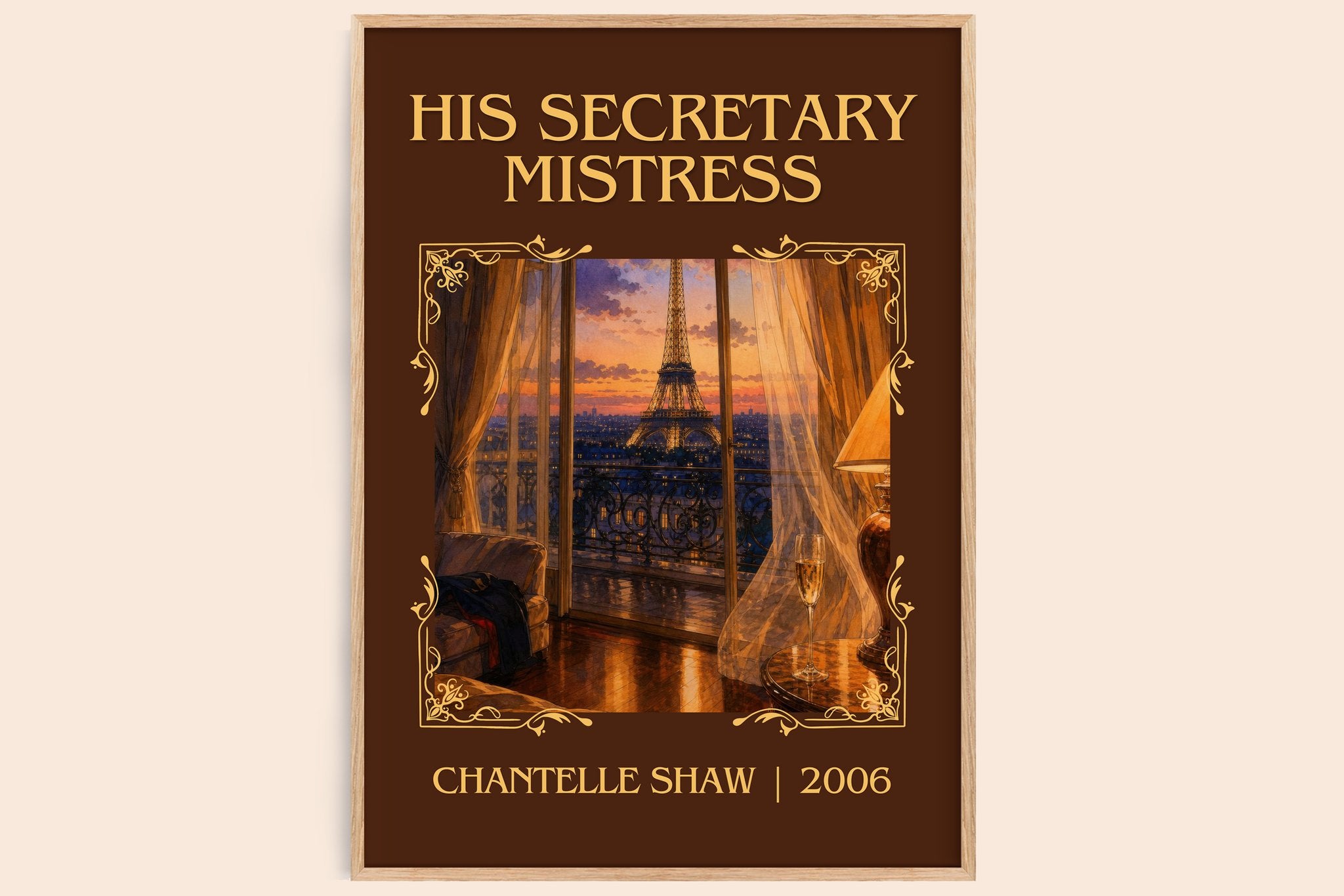 His Secretary Mistress Classic Book Art Print by Chantelle Shaw