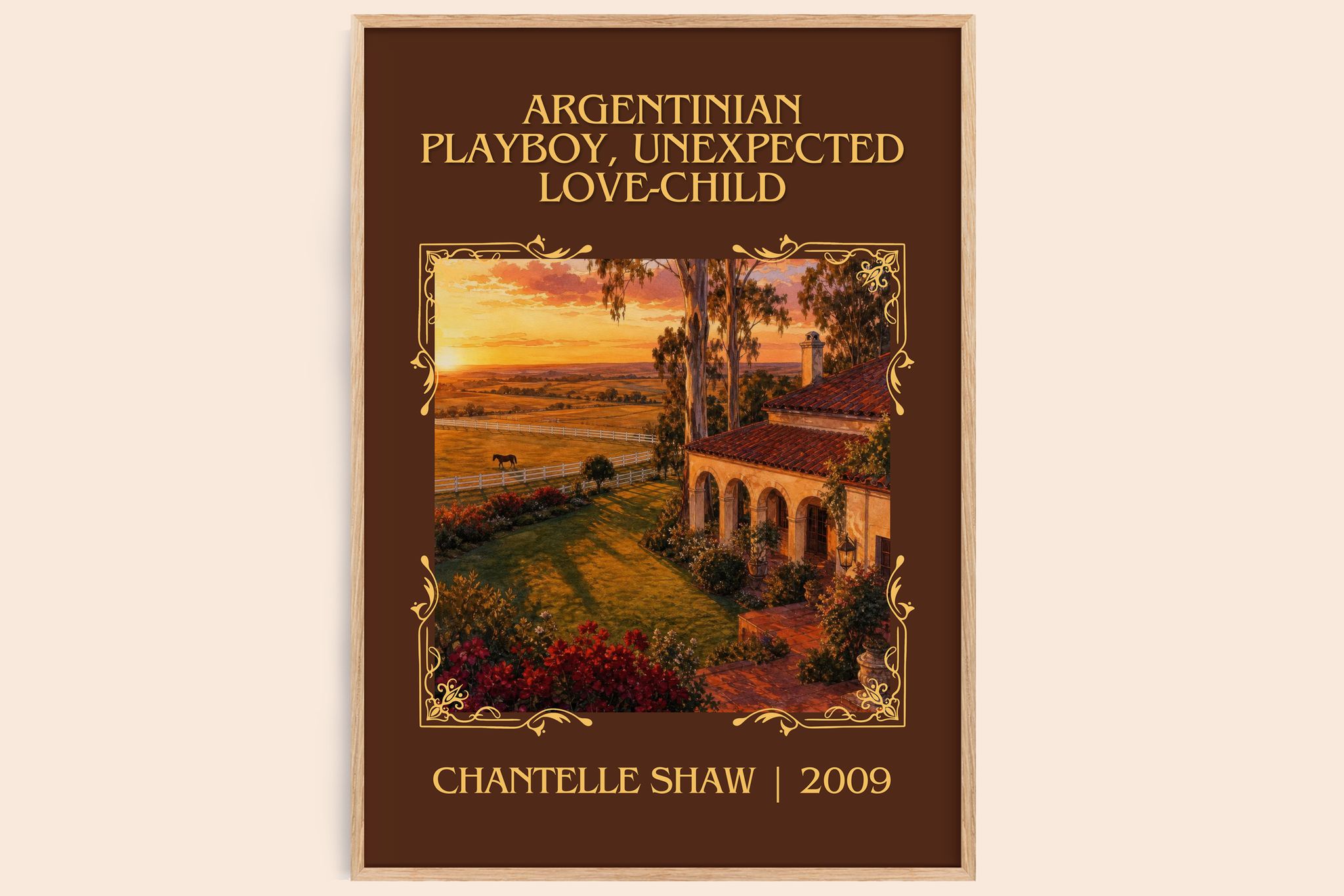 Argentinian Playboy, Unexpected Love-Child Classic Book Art Print by Chantelle Shaw