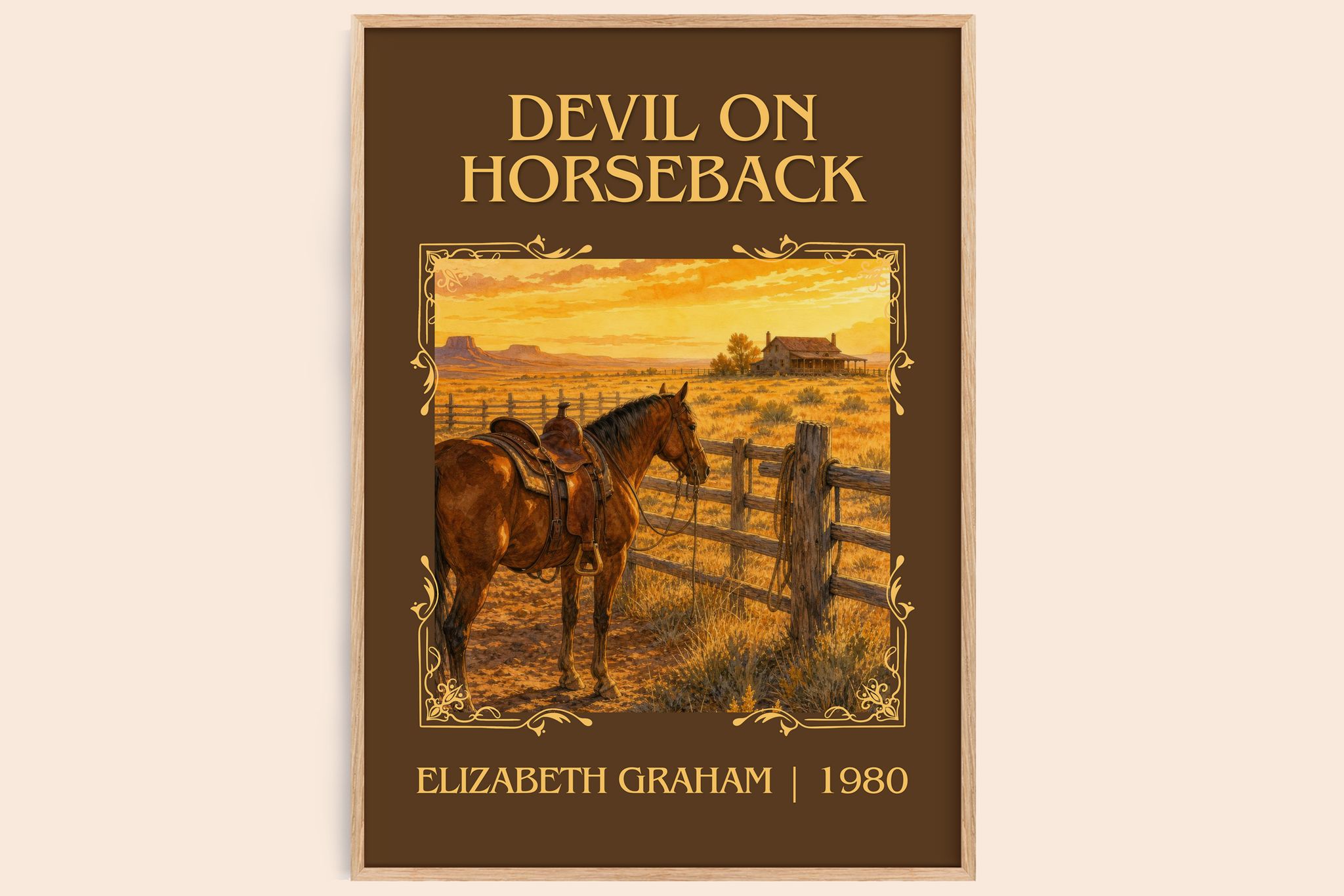 Devil on horseback Classic Book Art Print by Elizabeth Graham