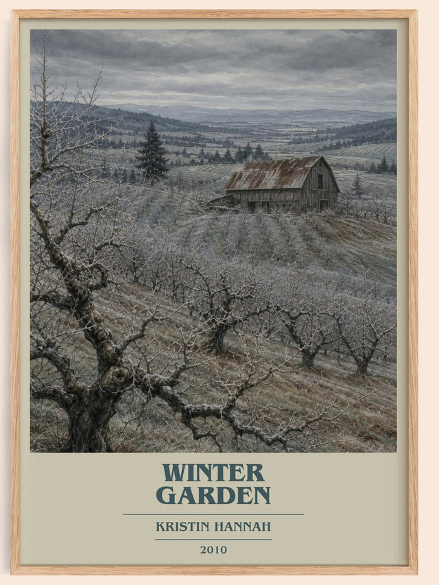 Winter Garden Book Cover Poster by Kristin Hannah