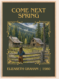 Come Next Spring Classic Book Art Print by Elizabeth Graham – book poster
