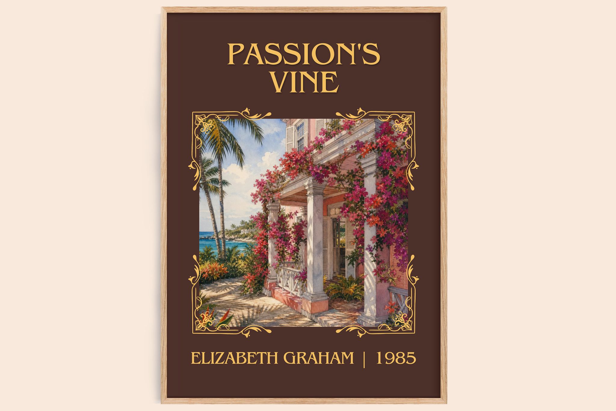 Passion's Vine Classic Book Art Print by Elizabeth Graham