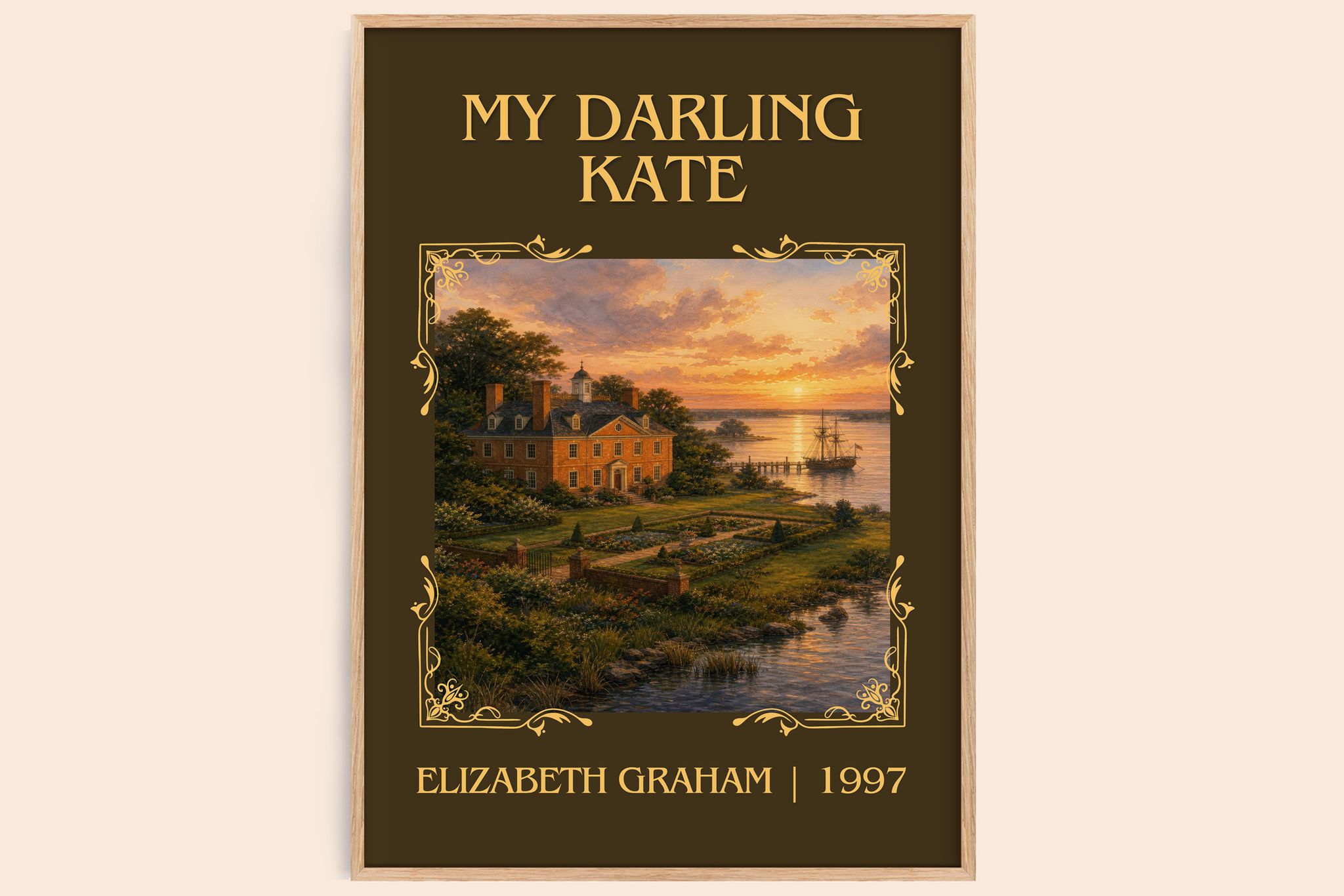 My darling Kate Classic Book Art Print by Elizabeth Graham