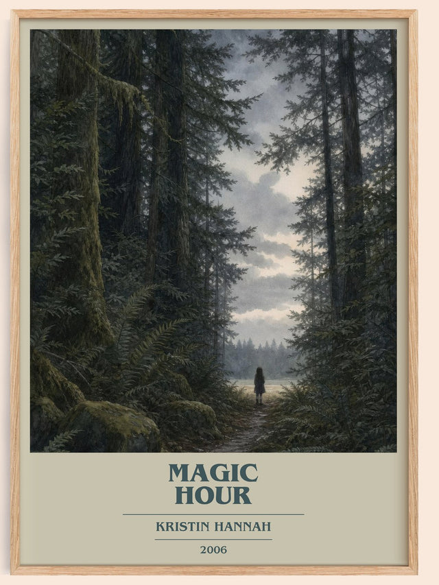 Magic Hour Book Cover Poster by Kristin Hannah