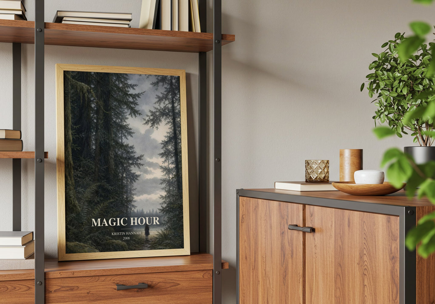 Magic Hour book watercolour illustration paper finish options – matte satin gloss