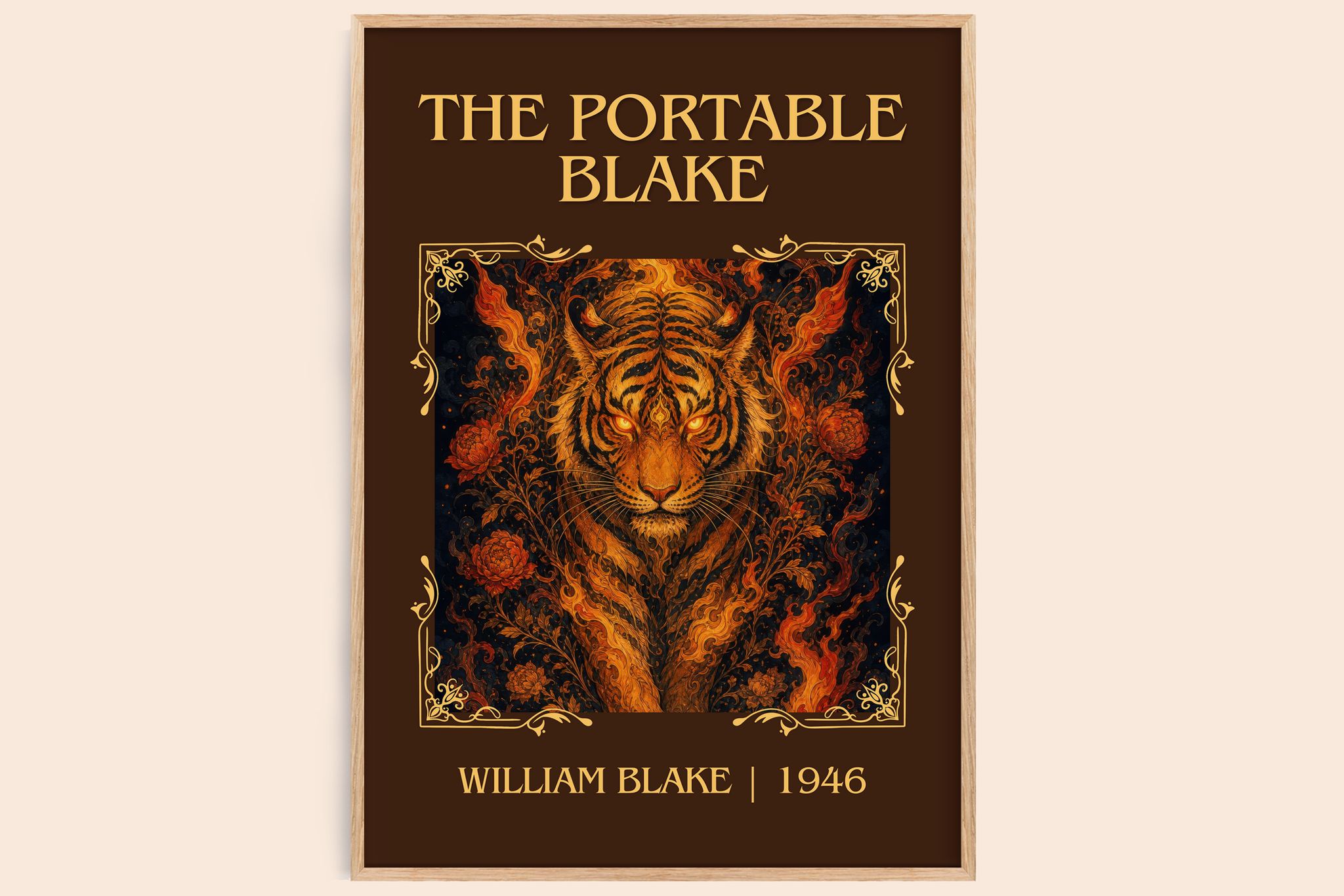 The portable Blake Classic Book Art Print by William Blake