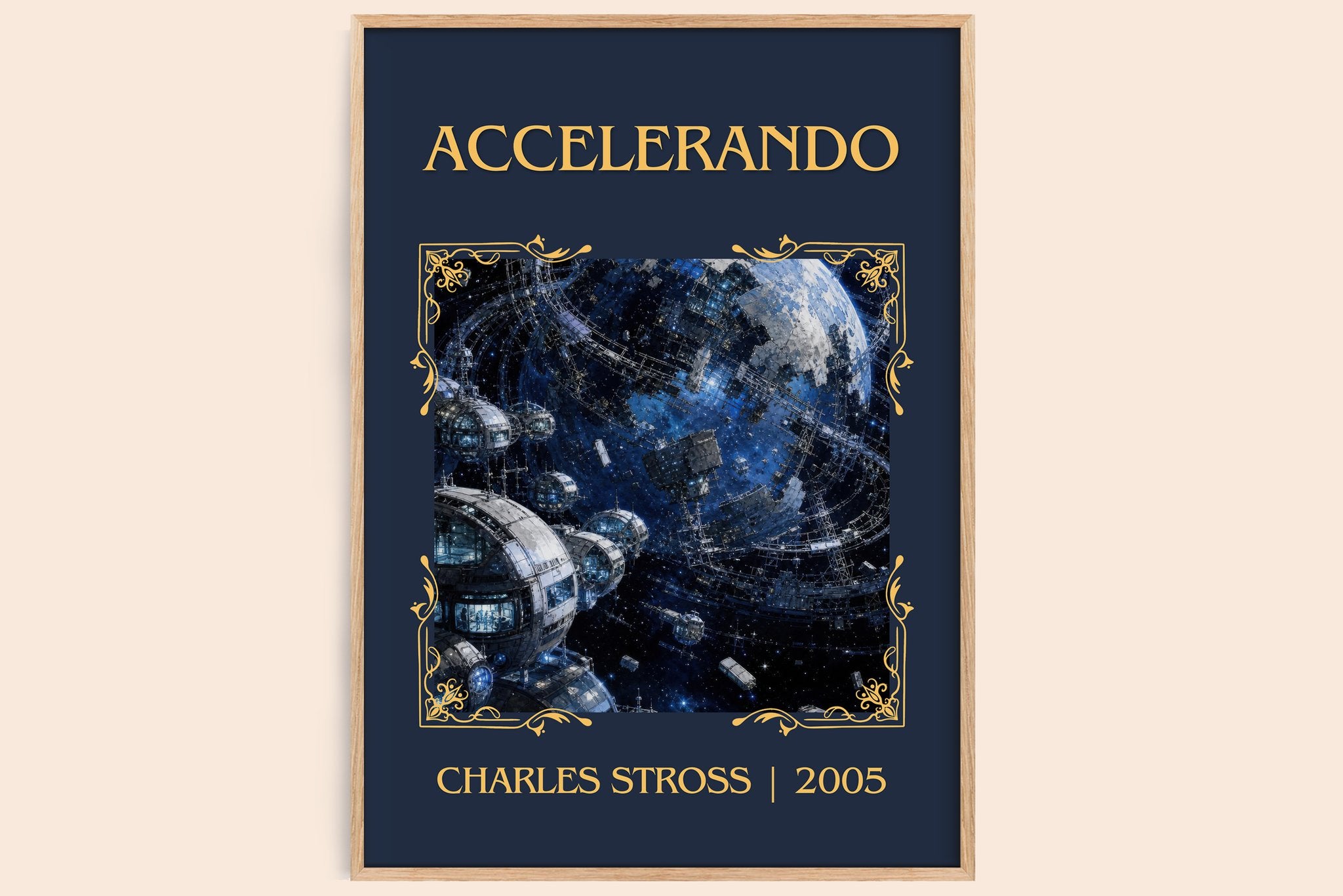 Accelerando Classic Book Art Print by Charles Stross