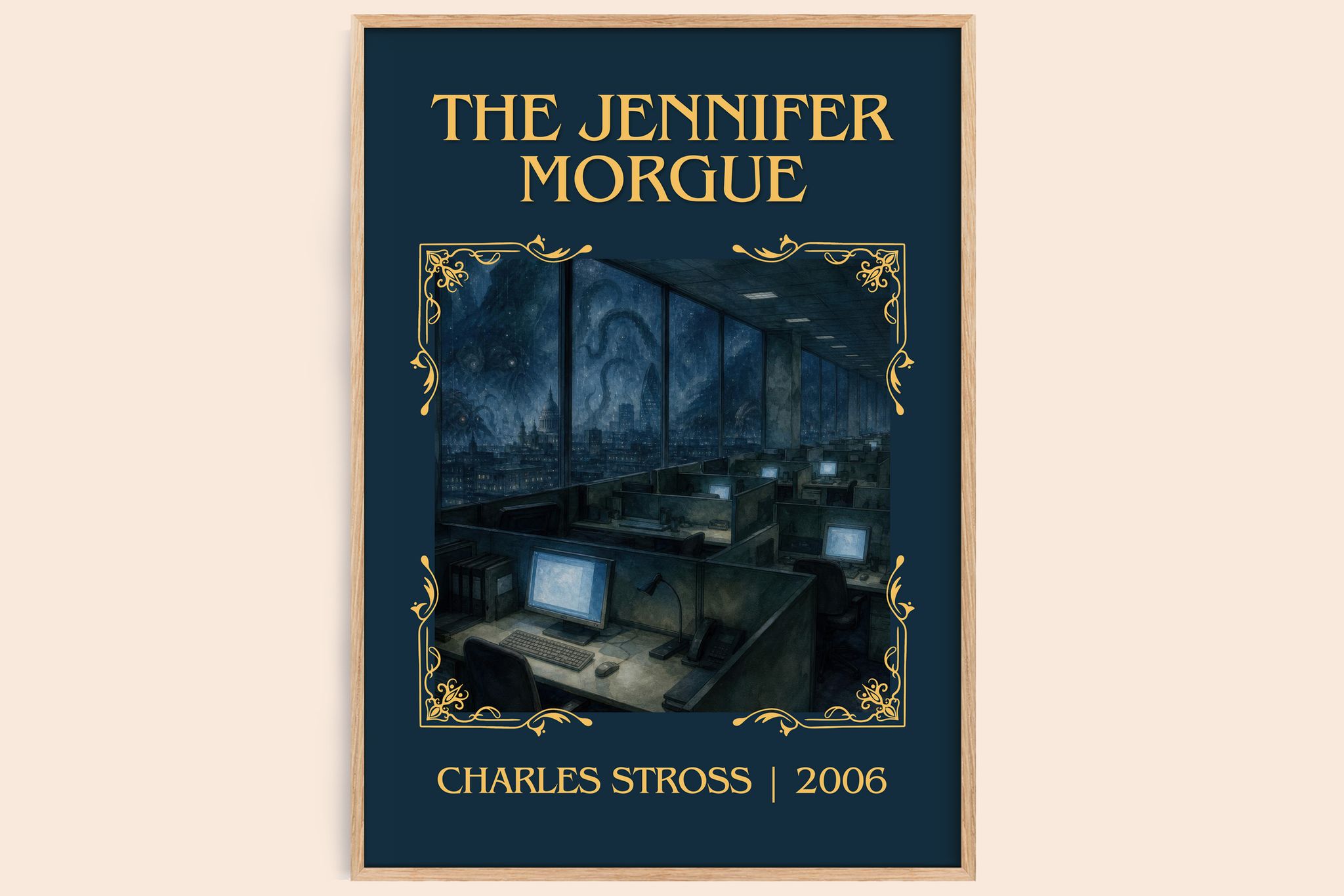 The Jennifer Morgue Classic Book Art Print by Charles Stross