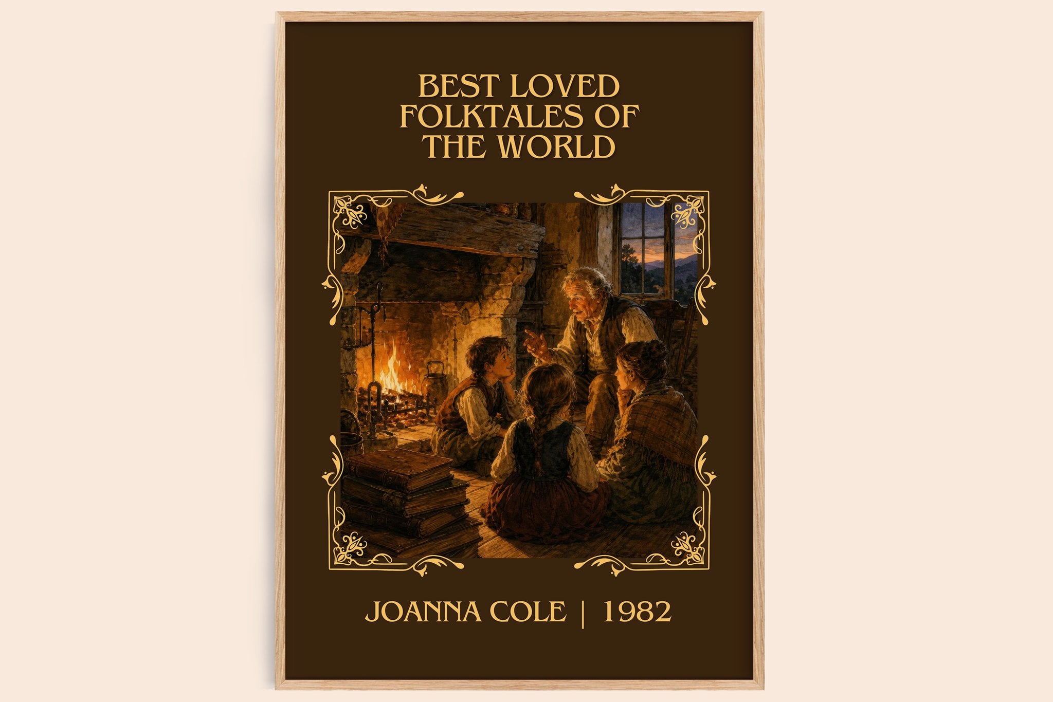 Best Loved Folktales of the World Classic Book Art Print by J. Cole