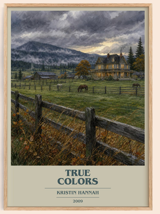 True Colors Book Cover Poster by Kristin Hannah
