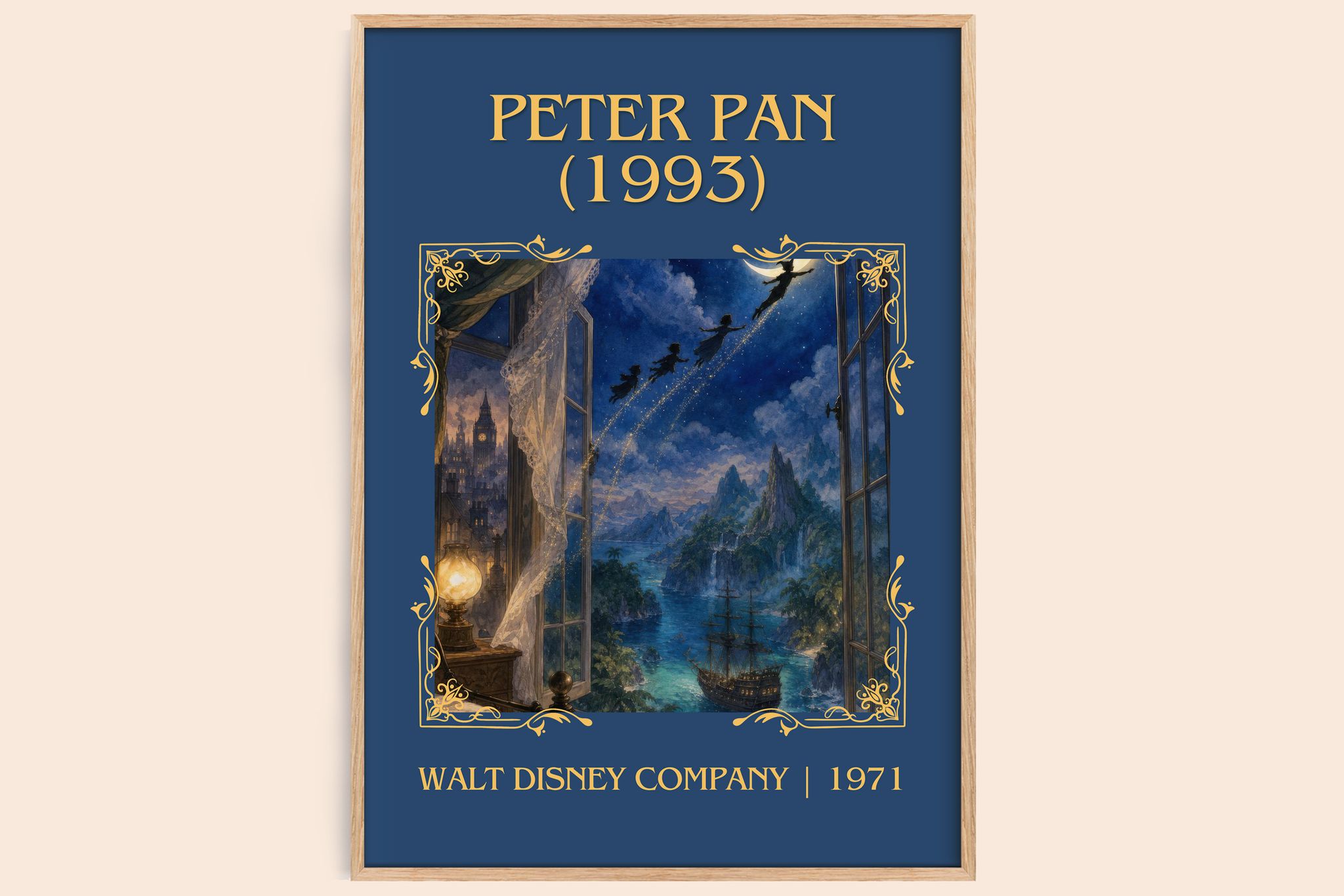 Peter Pan (1993) Classic Book Art Print by Walt Disney Company