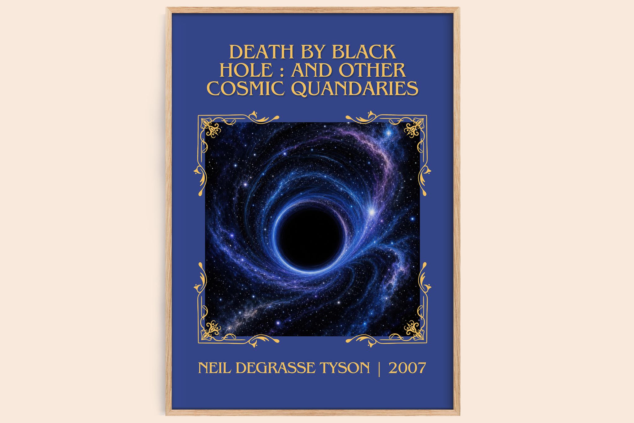 Death by black hole : and other cosmic quandaries Classic Book Art Print by Neil deGrasse Tyson