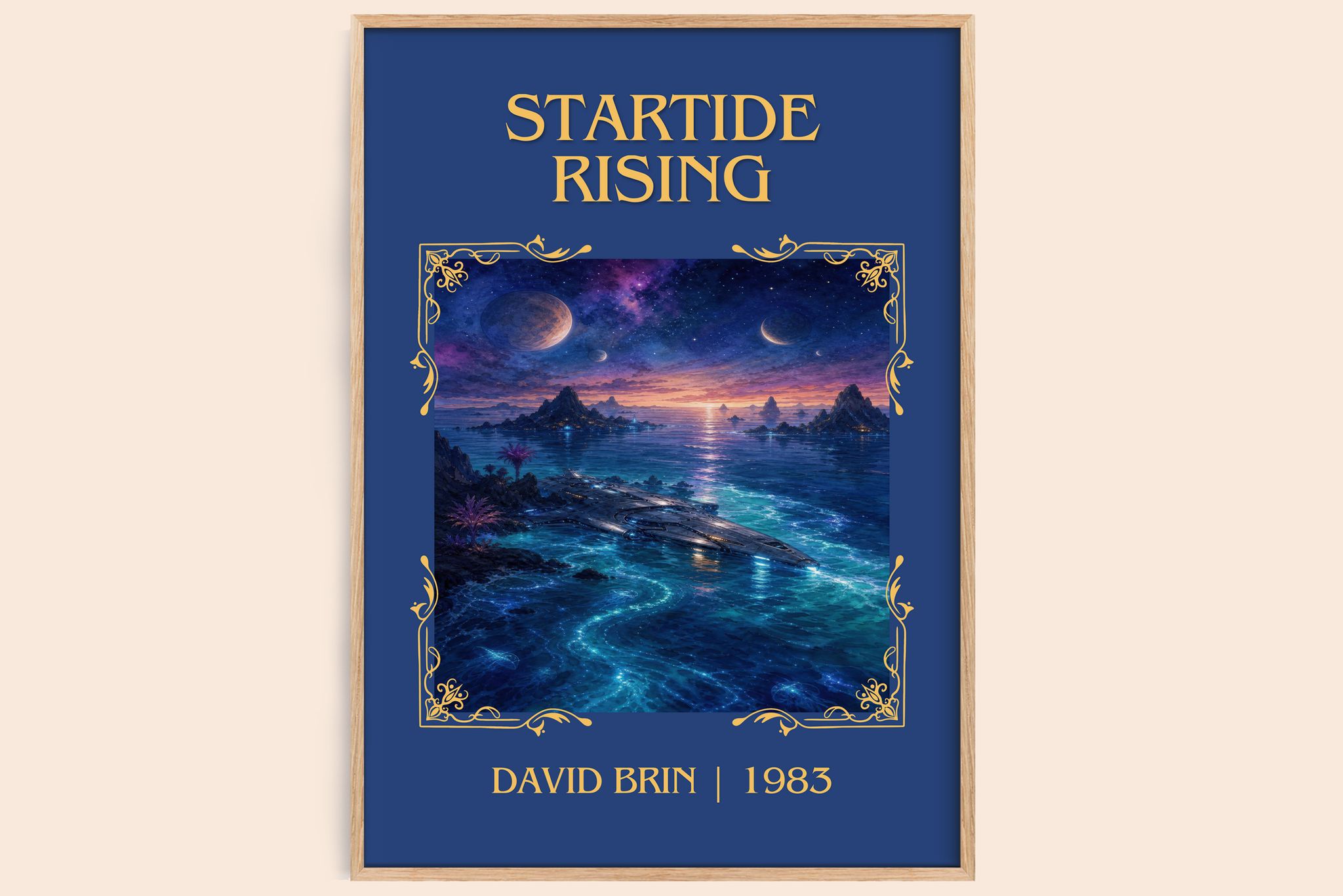Startide Rising Classic Book Art Print by David Brin