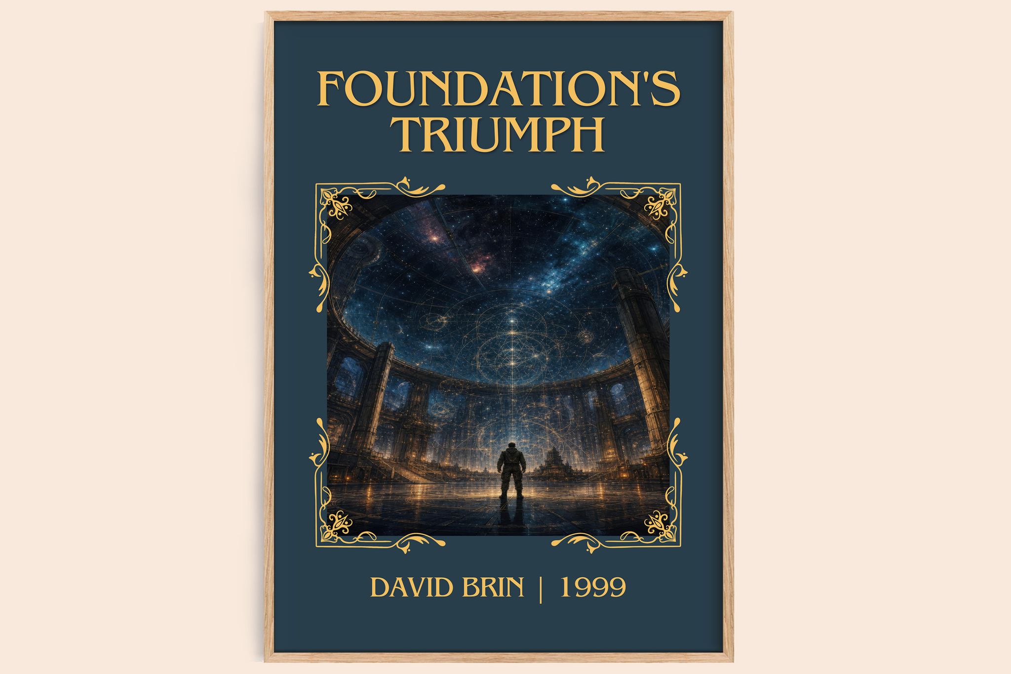 Foundation's Triumph Classic Book Art Print by David Brin
