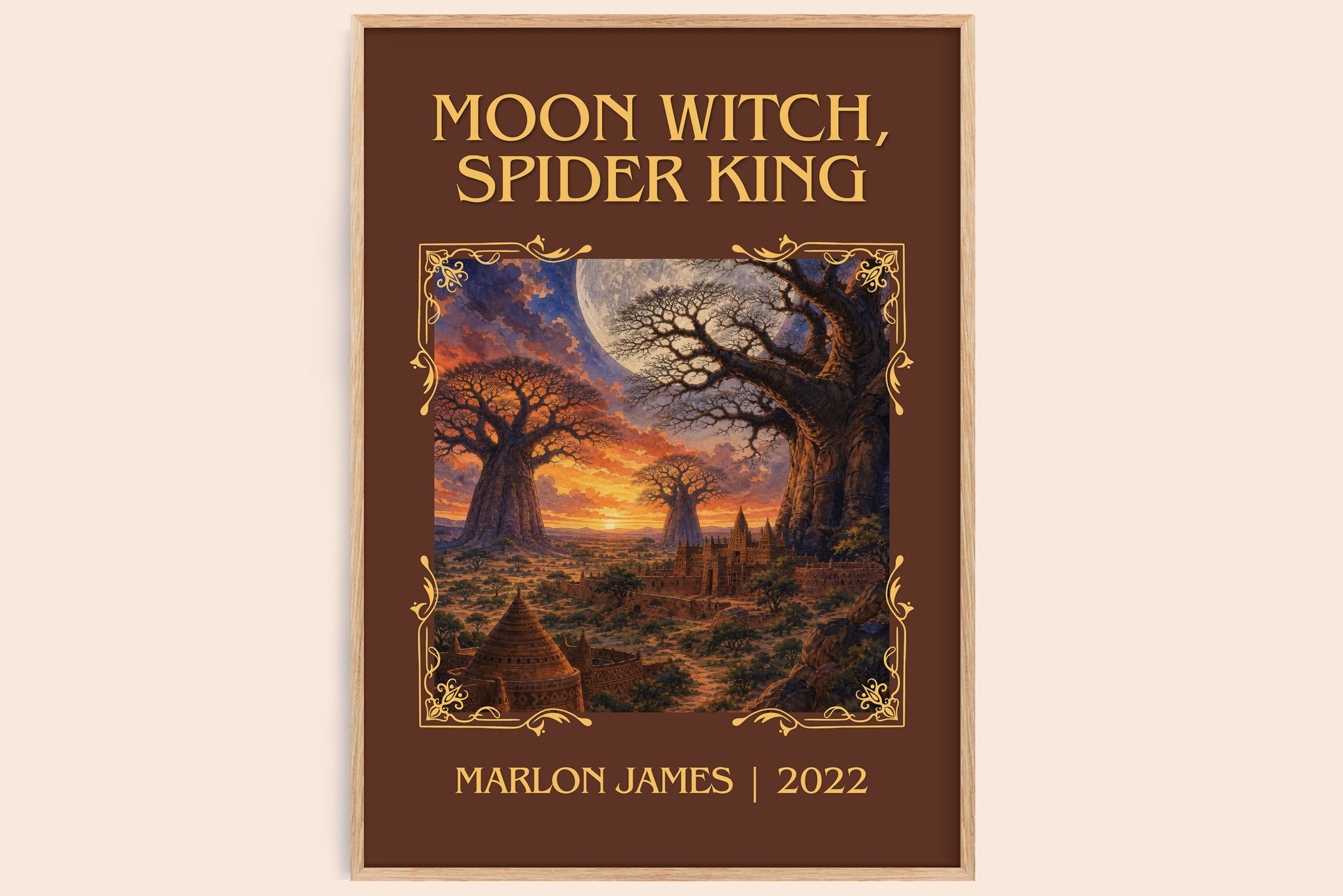 Moon Witch, Spider King Classic Book Art Print by Marlon James