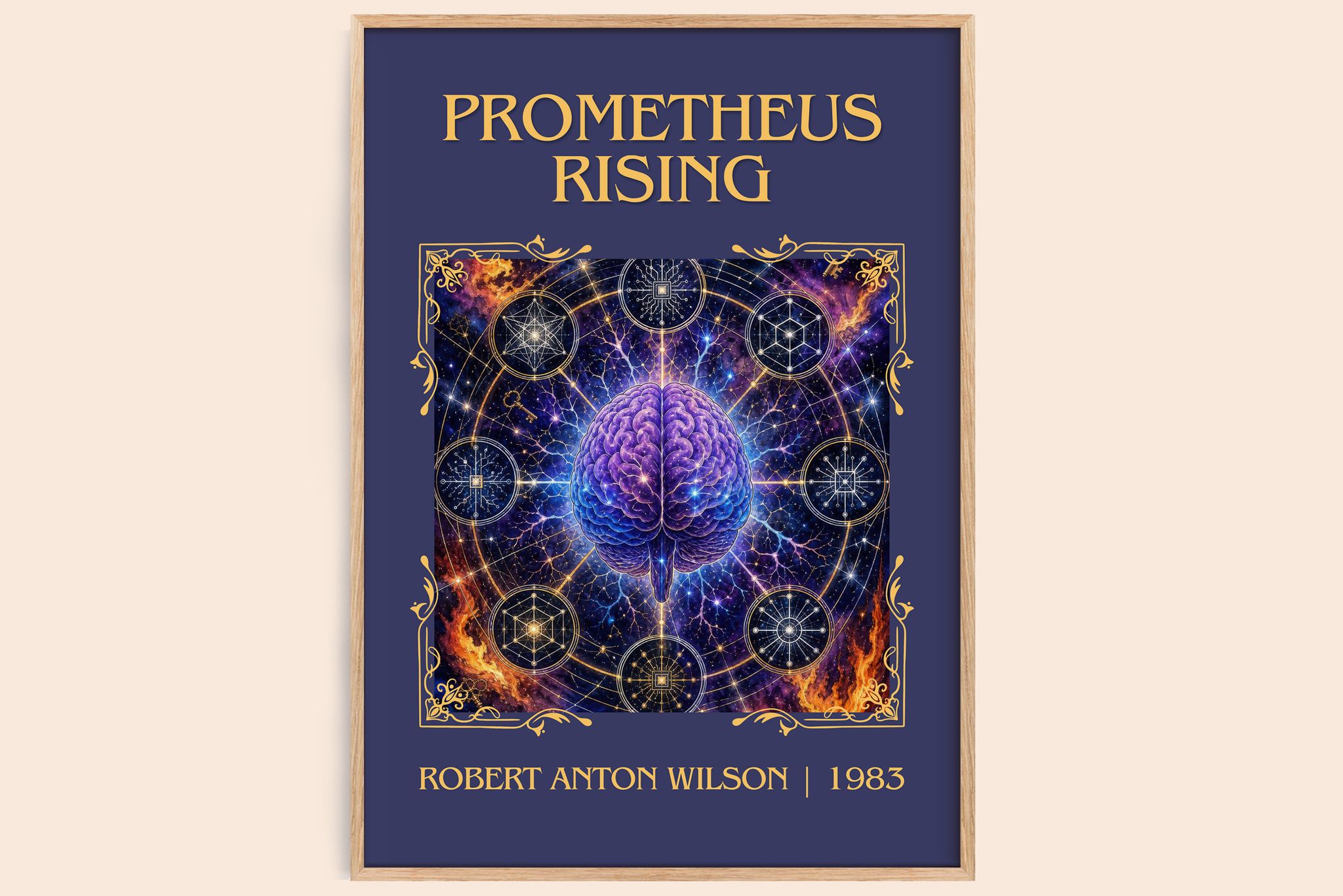 Prometheus Rising Classic Book Art Print by Robert Anton Wilson
