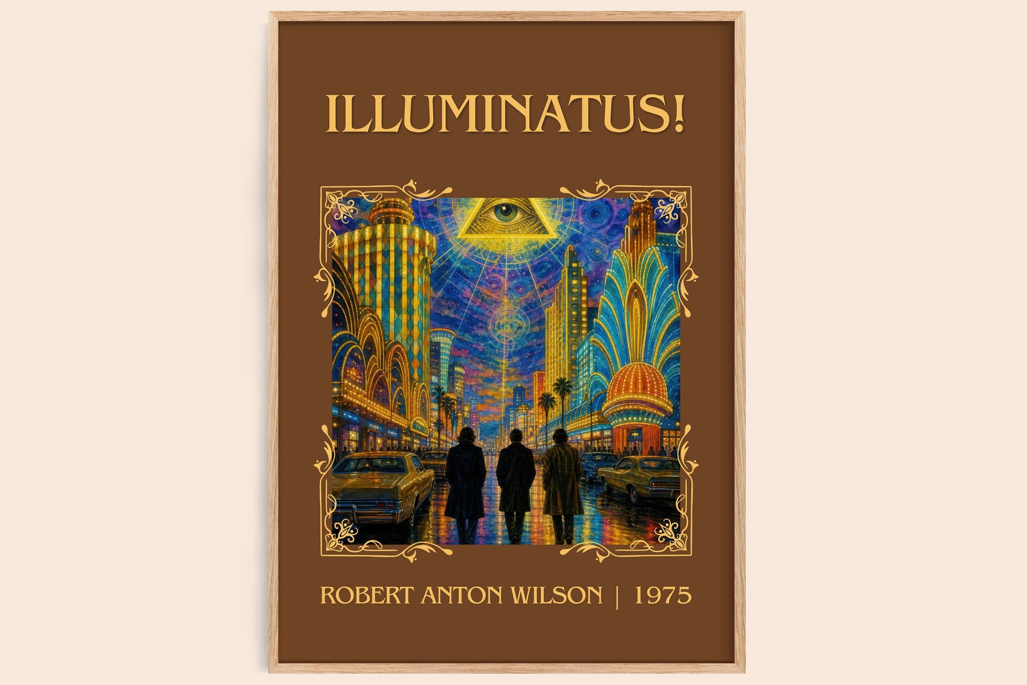 Illuminatus! Classic Book Art Print by Robert Anton Wilson