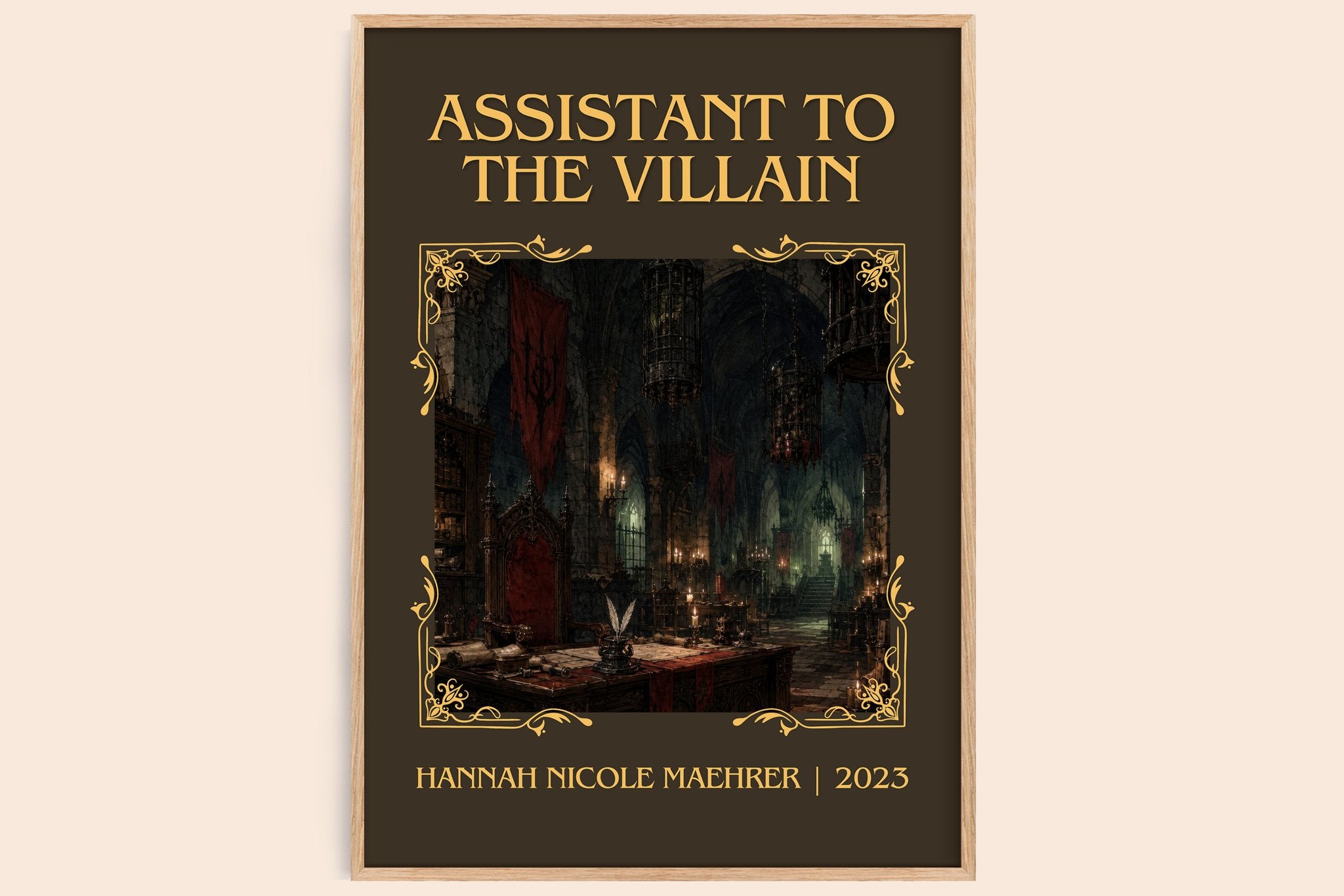 Assistant to the Villain Classic Book Art Print by H. Maehrer