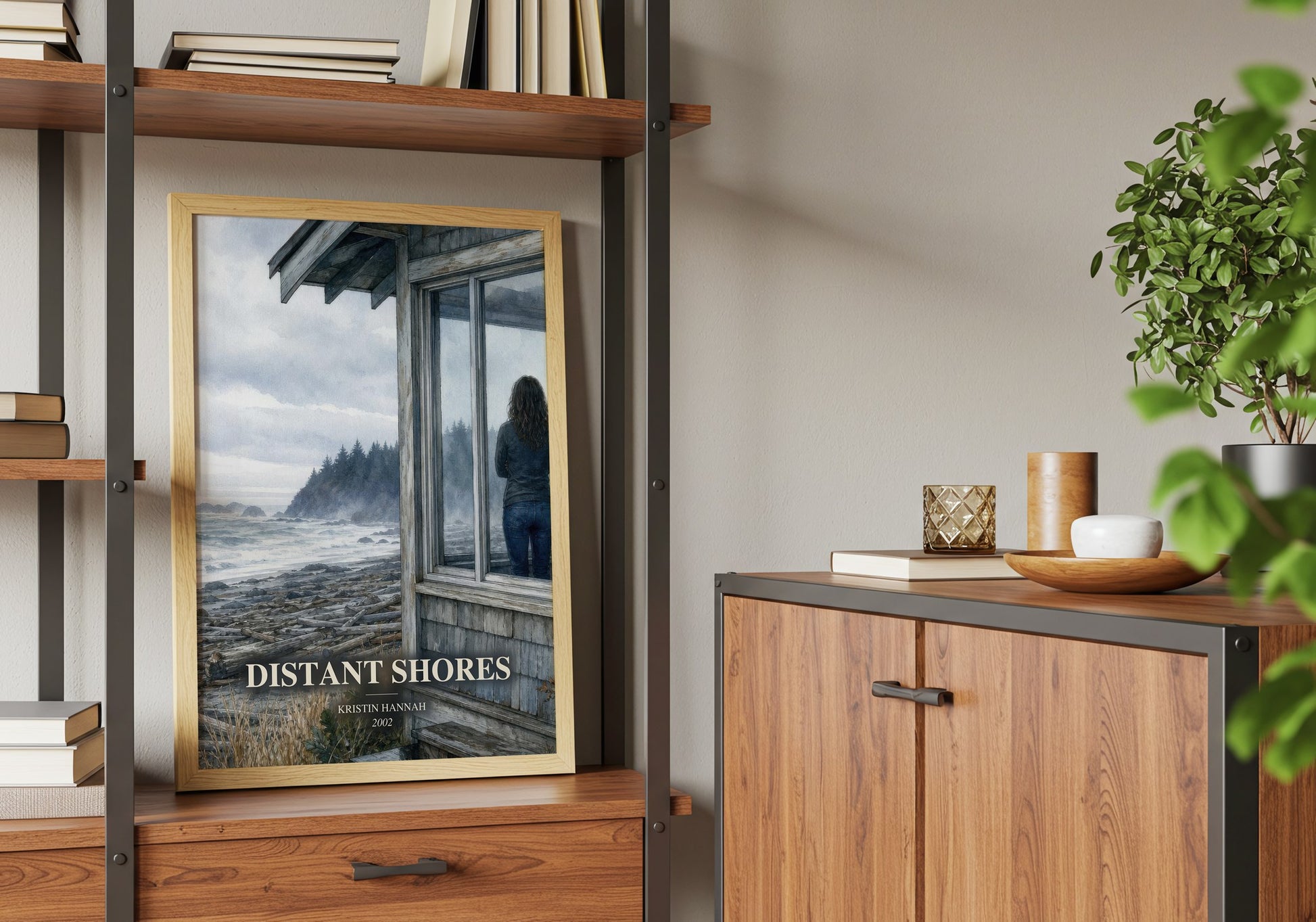 Distant Shores book watercolour illustration paper finish options – matte satin gloss