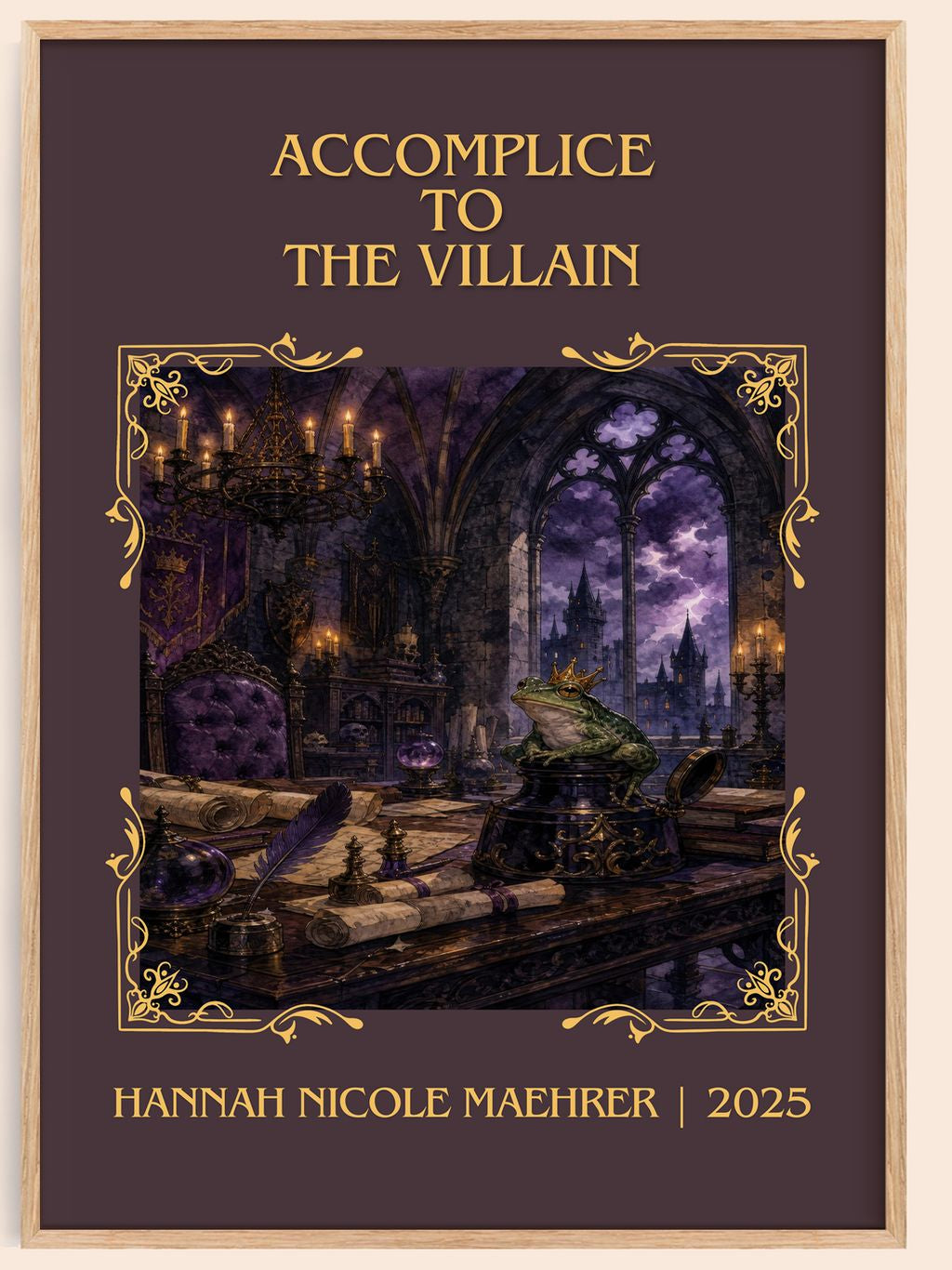 Accomplice to the Villain Classic Book Art Print by H. Maehrer – book poster