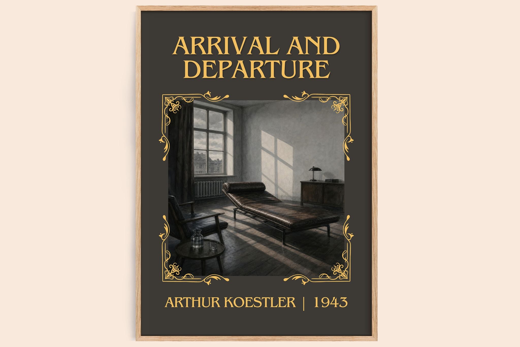 Arrival and Departure Classic Book Art Print by Arthur Koestler