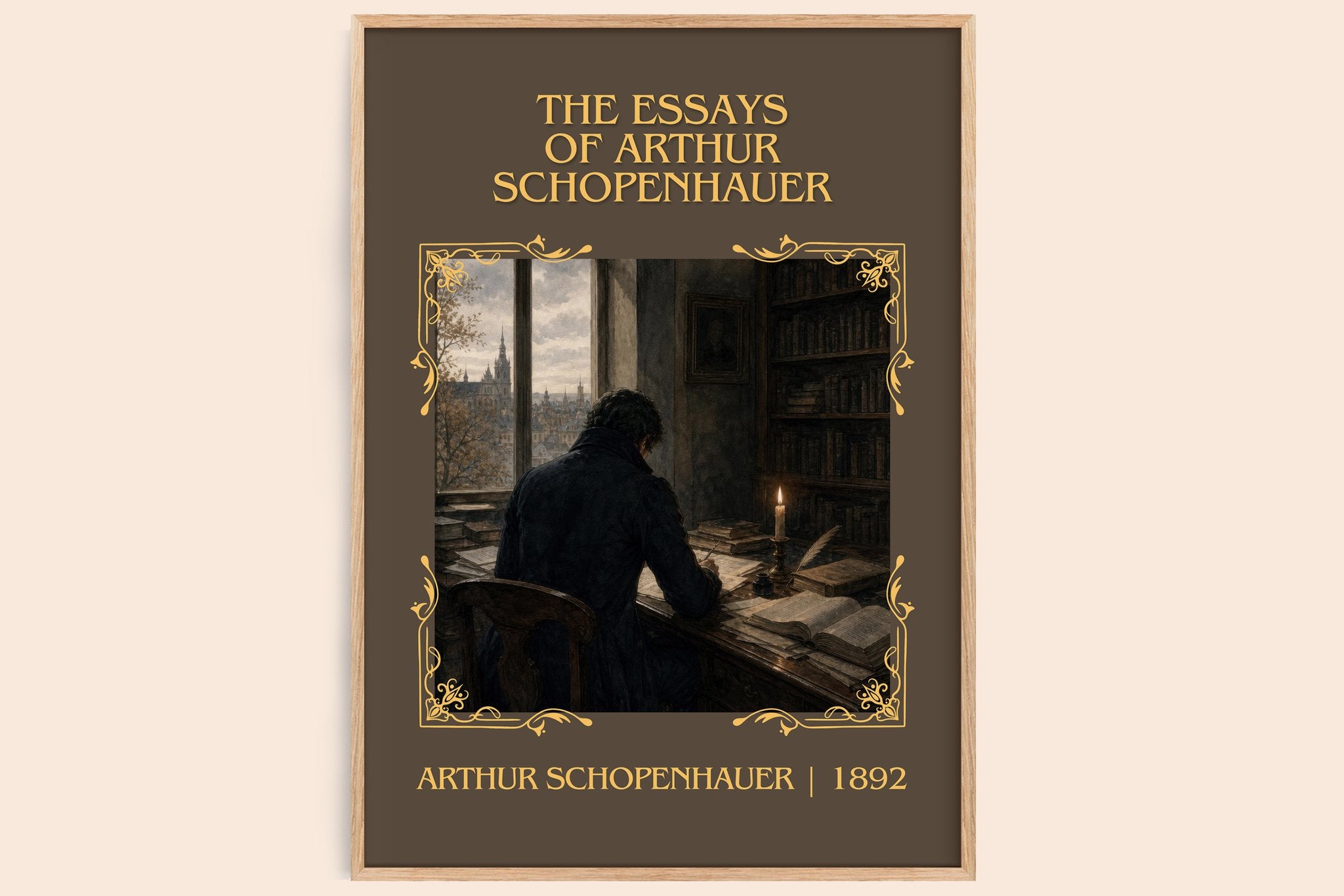 The Essays Of Arthur Schopenhauer Classic Book Art Print by Arthur Schopenhauer