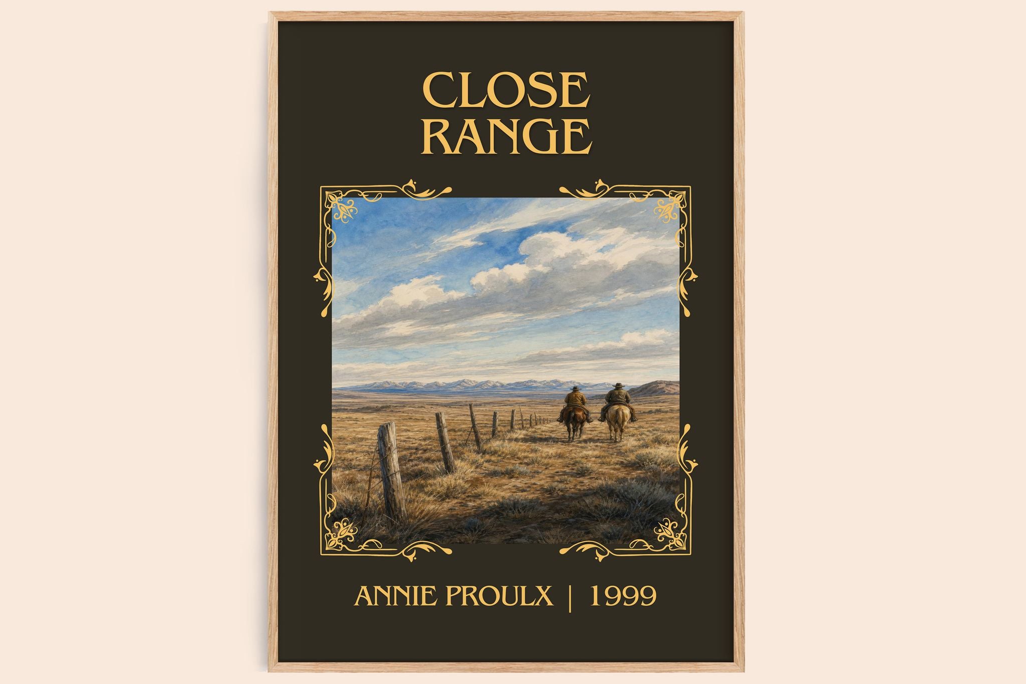 Close Range Classic Book Art Print by Annie Proulx