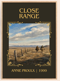 Close Range Classic Book Art Print by Annie Proulx – book poster