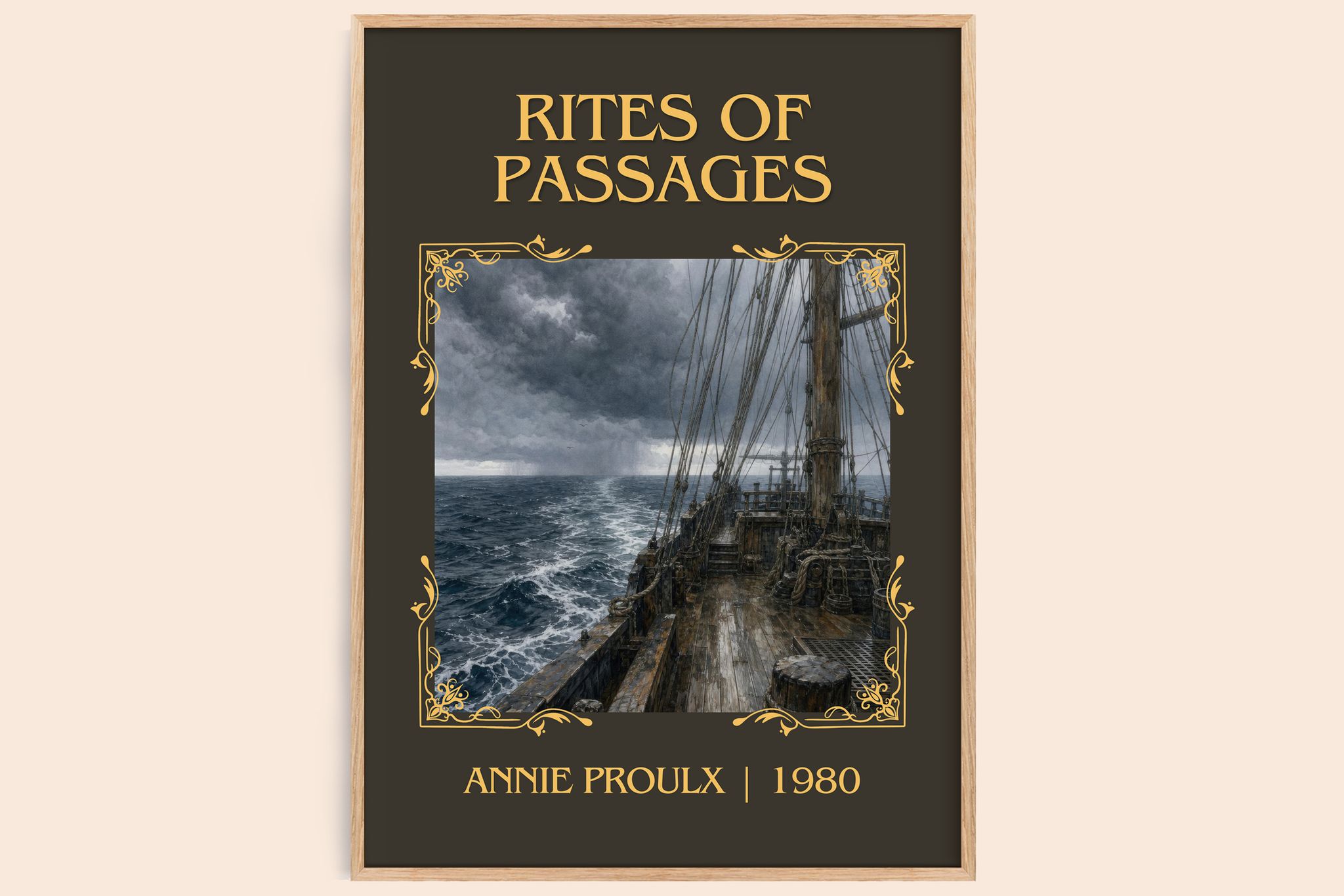 Rites of passages Classic Book Art Print by Annie Proulx